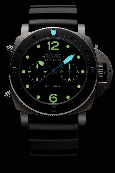 panerai submarine flyback.